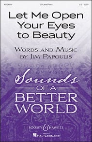 Let Me Open Your Eyes to Beauty SSA choral sheet music cover Thumbnail